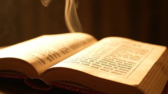 Bhagavad Gita Ancient Wisdom and Spirituality for Geeta Jayanti Celebrations and Spiritual Reflection, Offering Insights from Hindu Sacred