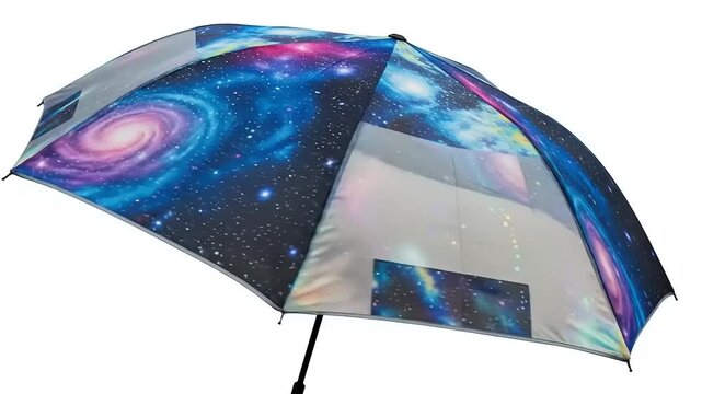 Galaxy Umbrella - A Cosmic Shield Against the Rain.