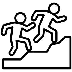 Career Mentoring line icon