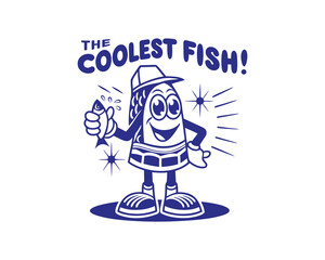 vector illustration of a cartoon character