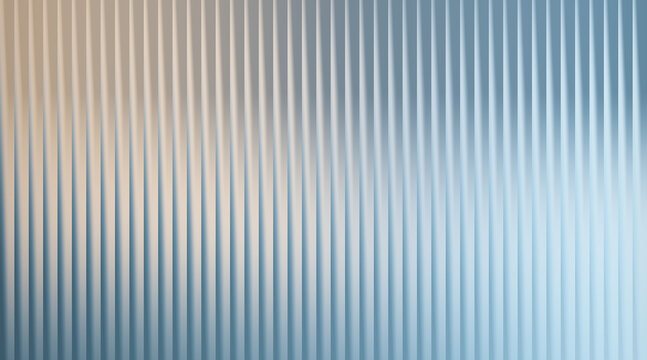 Illustration of abstract textured background with vertical ribbed pattern and soft gradient of beige and blue hues, creating a modern and clean aesthetic