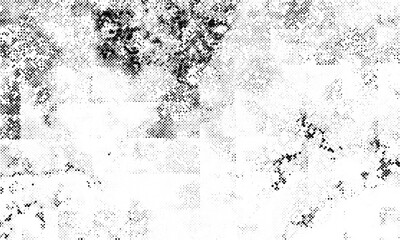 Subtle halftone grunge urban concrete texture vector. Distressed overlay texture. Grunge overlay background. Abstract mild textured effect. Vector Illustration. Black