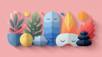 Wellness mindfulness yoga sleep masks and balancing techniques