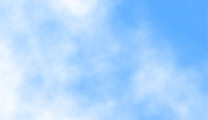 Obraz premium blue sky background with white clouds vector illustration background