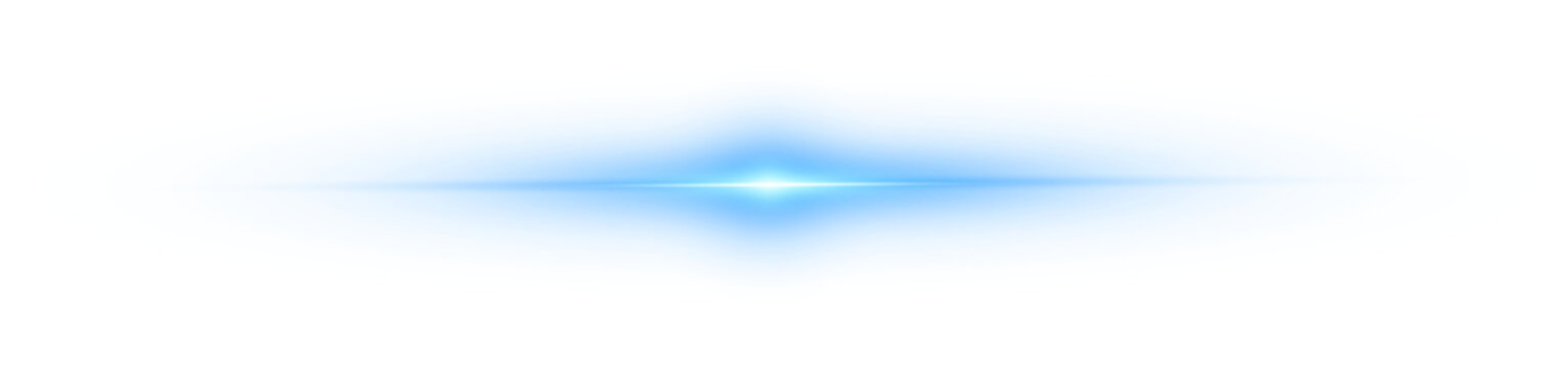 Blue line png with shiny glow and twinkling light, elegant glitter effect. Bright luxury celebration illustration perfect for decoration and design.