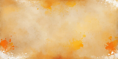 Abstract brown watercolor texture with old vintage paper parchment grunge background