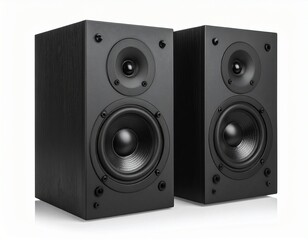 Obraz premium audio speaker isolated on white background