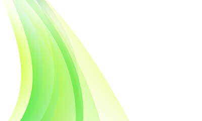 Abstract Green and Yellow Gradient Curves Background Design