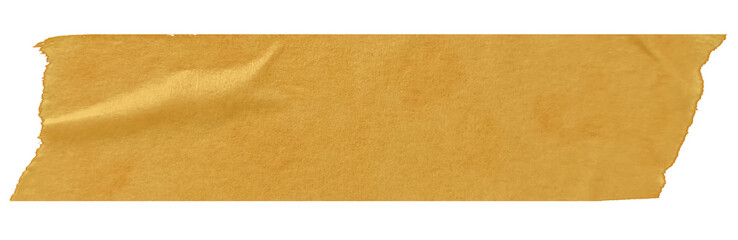 Sticky paper masking tape banner for breaking news title or subtitle
