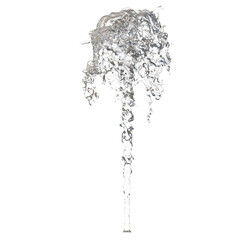 Fountain isolated transparent background 3d rendering
