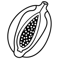 Papaya Slice Vector Pack