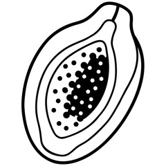 Papaya Slice Vector Pack