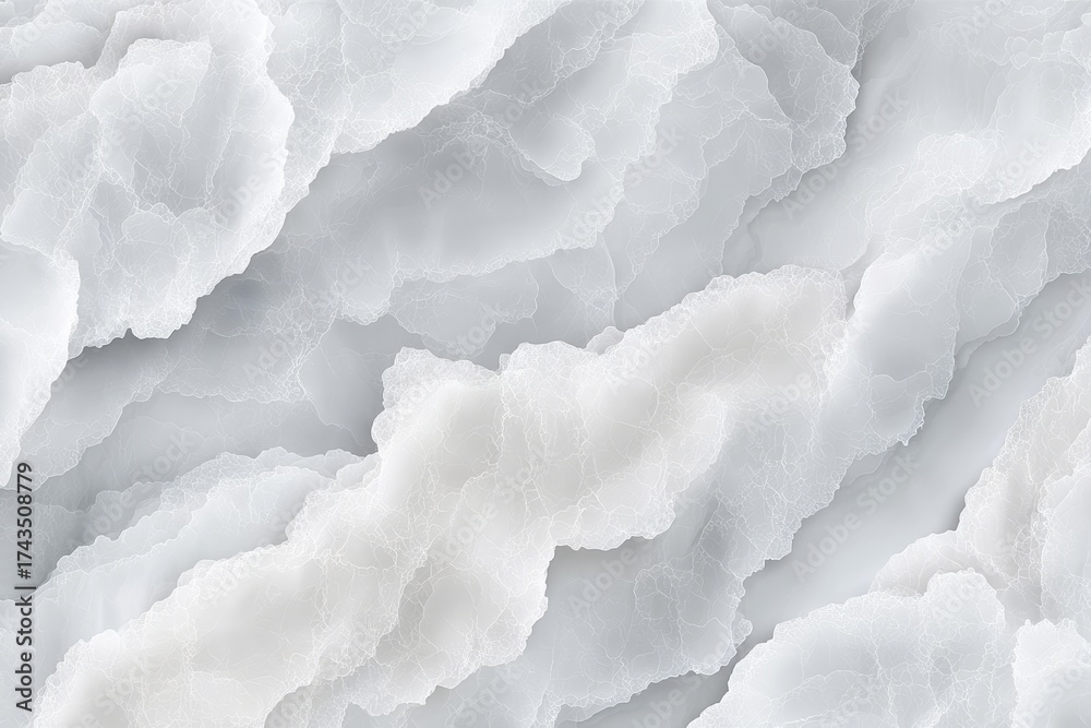Canvas Prints elegant abstract white stone tile design with natural onyx veins and soft marble background texture