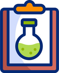 Science Lab flat icons set with editable stroke, featuring microscope, test tube, beaker, flask, dna, atom, chemistry, experiment, research, biology illustration