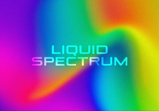 Liquid Spectrum &ndash; Set of Abstract Psychedelic Backgrounds