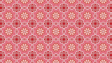 Colourful flowers, seamless patterns with floral for fabric