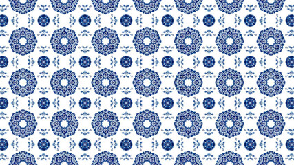 Colourful flowers, seamless patterns with floral for fabric