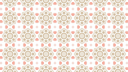 Colourful flowers, seamless patterns with floral for fabric