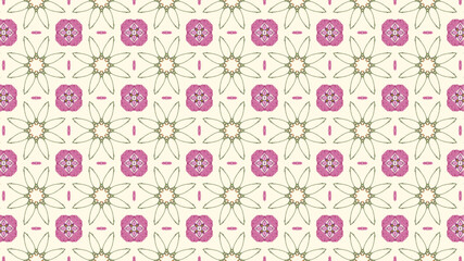 Colourful flowers, seamless patterns with floral for fabric