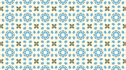 Colourful flowers, seamless patterns with floral for fabric