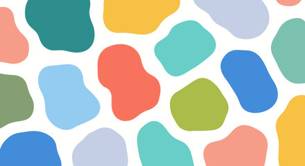 Vibrant pastel blobs bring a playful and modern touch to your designs, perfect for backgrounds, textiles, and eye-catching creative projects