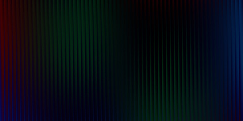 Dark Abstract Background with Red Green Blue Vertical Ribs