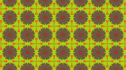 Colourful flowers, seamless patterns with floral for fabric