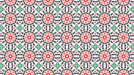 Colourful flowers, seamless patterns with floral for fabric