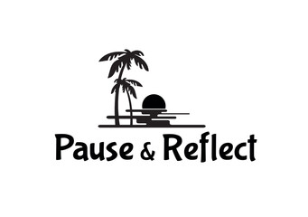 Pause and reflect sign