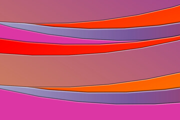 Paper cut style Gradient colourful abstract geometric background	
