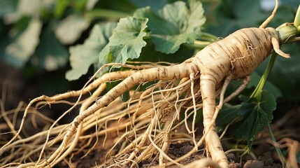 Ginseng: Traditional Herbal Supplement for Energy & Immunity – Korean, American Varieties. Used in Teas, Extracts, Capsules. Natural, Premium Options for Daily Wellness.