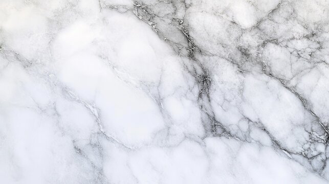 Fototapeta Elegant White and Gray Marble Background with Sophisticated Stone Texture for Design Projects