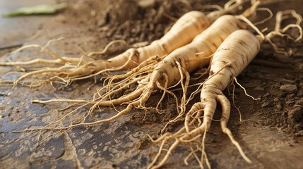Ginseng: Traditional Herbal Supplement for Energy & Immunity – Korean, American Varieties. Used in Teas, Extracts, Capsules. Natural, Premium Options for Daily Wellness.