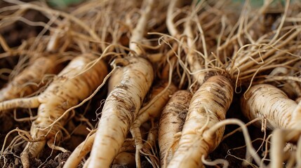 Ginseng: Traditional Herbal Supplement for Energy & Immunity – Korean, American Varieties. Used in Teas, Extracts, Capsules. Natural, Premium Options for Daily Wellness.