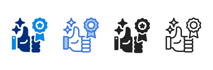 Best Seller Icon Set Multiple Style Vector Illustration 