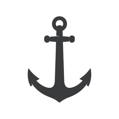 Vector illustration of anchor symbol