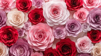 Fototapeta premium A soft rose pink gradient background in modern pastel tones features a smooth blended color transition suitable for elegant digital designs, feminine branding, wedding invitations, and minimalist