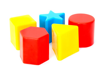 Colorful Plastic Shape Blocks