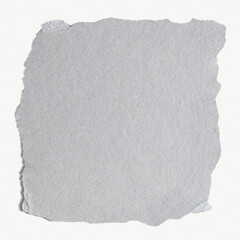 Obraz premium Torn gray paper textured shape with copy space
