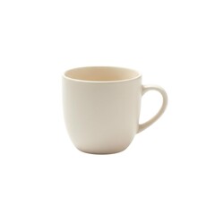 Plain Ceramic Coffee Mug on White Background