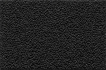 Dark, dense, textured surface with small, irregular bumps or fibers