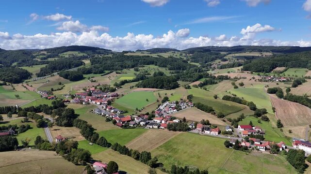 Flug bei Reichelsheim im Odenwald