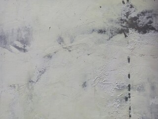 Distressed Peeling White Paint Grunge Texture on Abstract Plaster