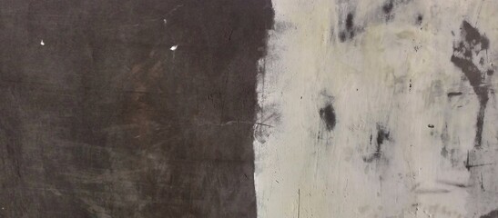 High Contrast Black and White Grunge Wall Abstract Background Texture