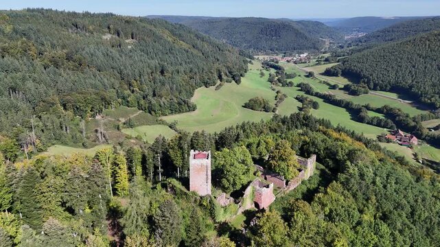 Die Wildenburg im Odenwald
