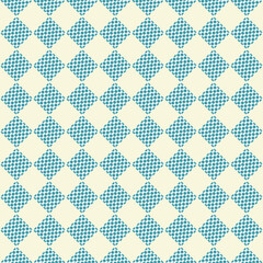 Seamless blue polka dot geometric pattern for wallpaper and fabric design