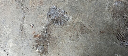 Damaged Pavement Texture with Exposed Aggregate and Cracks