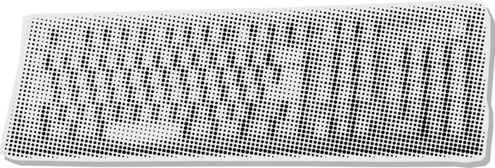 halftone retro keyboard collage