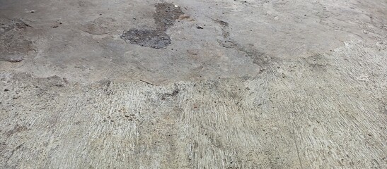 Rough Concrete Texture Transition with Stain and Perspective