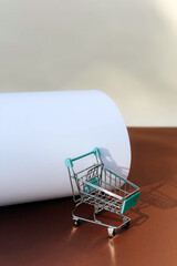 A minimalist shopping cart.